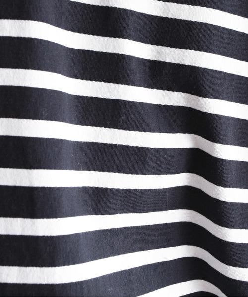 feepur（フェピュール）の「バスクボーダービッグロンT（Tシャツ/カットソー・レディース・ホワイト×ブルー/ホワイト×ネイビー/ホワイト×ピンク/ネイビー×ホワイト・MEDIUM）」の16枚目の写真