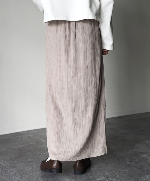 Riberry（リベリー）の「ドビースリットタイトスカート（スカート・レディース・グレー/アイボリー/スミクロ・MEDIUM）」の15枚目の写真