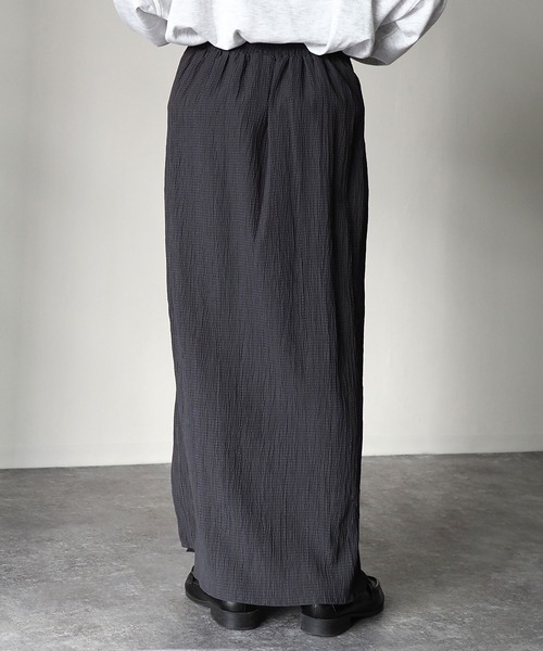 Riberry（リベリー）の「ドビースリットタイトスカート（スカート・レディース・グレー/アイボリー/スミクロ・MEDIUM）」の8枚目の写真