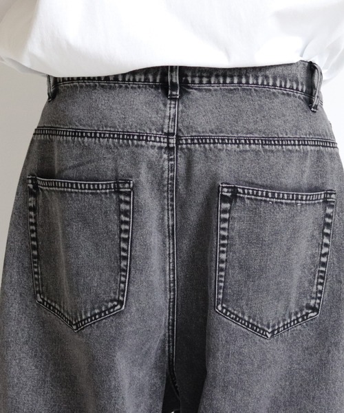 ILL'S（イルズ）の「ILL'S / イルズ ケミカルウォッシュワイドバギーパンツ（デニムパンツ・メンズ・ブルー/ブラック/ブルー系その他/ブラック系その他・L/M）」の8枚目の写真