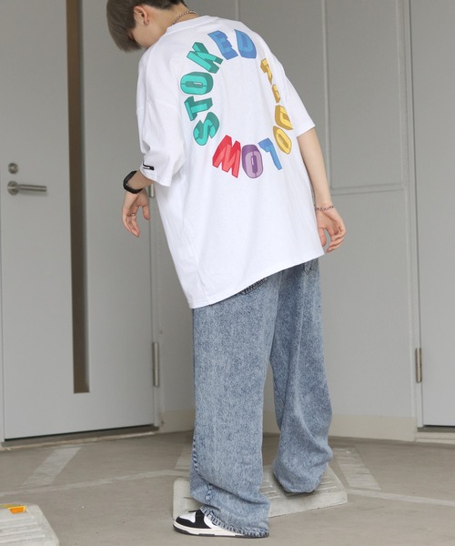 ILL'S（イルズ）の「ILL'S / イルズ ケミカルウォッシュワイドバギーパンツ（デニムパンツ・メンズ・ブルー/ブラック/ブルー系その他/ブラック系その他・L/M）」の10枚目の写真