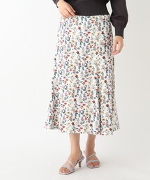 index | フラワージャカードマーメイドスカート【WEB限定サイズ】(スカート)