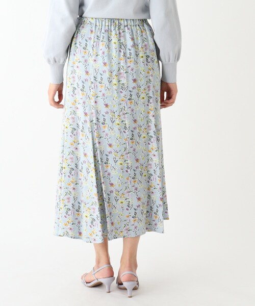 index（インデックス）の「◆フラワージャカードマーメイドスカート【WEB限定サイズ】（スカート・レディース・ホワイト系3/サックスブルー系・40/38/42/36）」の6枚目の写真