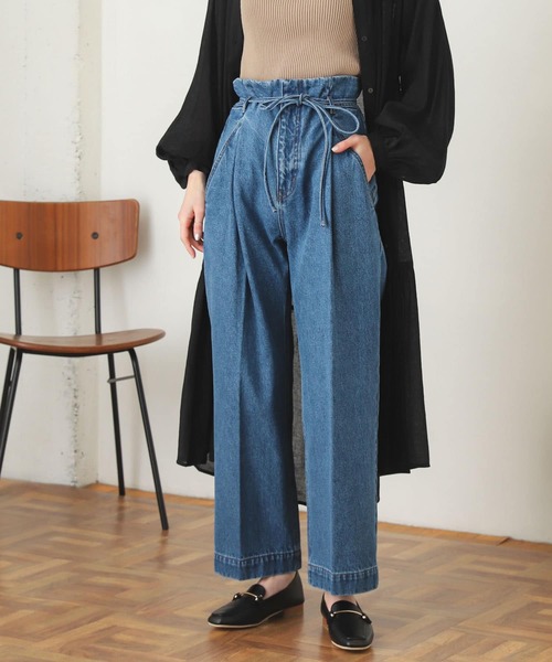 セール 骨格ウェーブ向け Wave ハイウエストデニム デニムパンツ Sense Of Place By Urban Research センスオブプレイスバイアーバンリサーチ のファッション通販 Zozotown