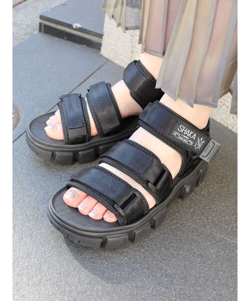 【激安通販 オンラインショップ】 セール】【MURUA×SHAKA】ネオバンジーサファリサンダル ※限定 靴