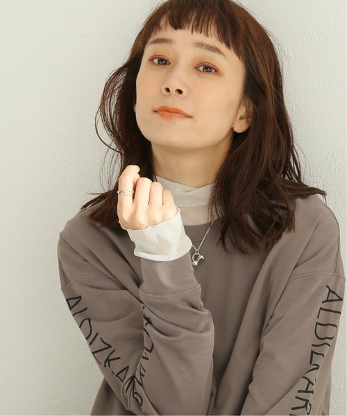 JOURNAL STANDARD（ジャーナルスタンダード）の「■シアーネットハイネックプルオーバー（Tシャツ/カットソー・レディース・ライトグレー/サックスブルー/ピンク/アイボリー・FREE）」の14枚目の写真