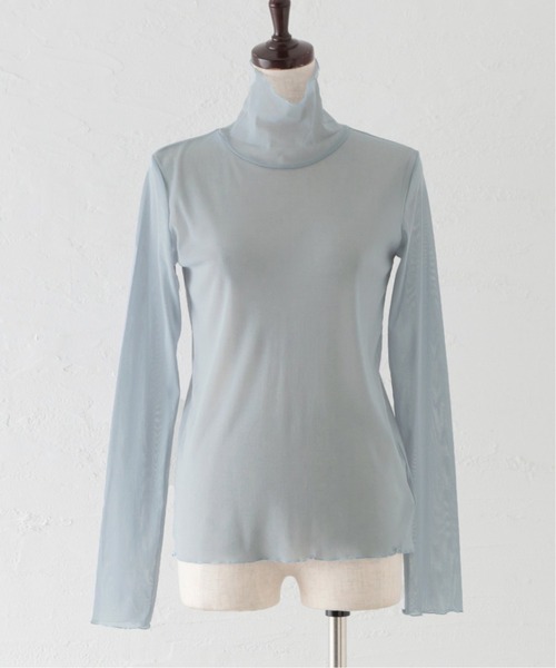 JOURNAL STANDARD（ジャーナルスタンダード）の「■シアーネットハイネックプルオーバー（Tシャツ/カットソー・レディース・ライトグレー/サックスブルー/ピンク/アイボリー・FREE）」の20枚目の写真