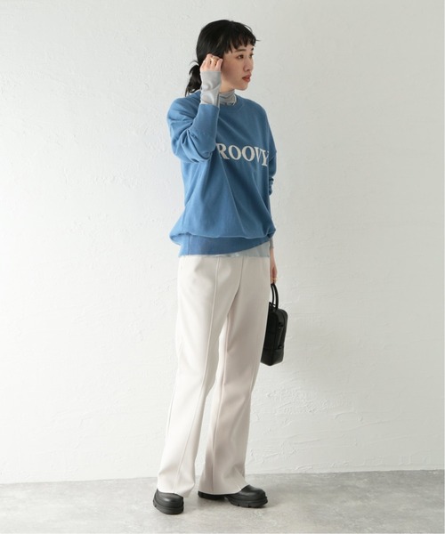 JOURNAL STANDARD（ジャーナルスタンダード）の「■シアーネットハイネックプルオーバー（Tシャツ/カットソー・レディース・ライトグレー/サックスブルー/ピンク/アイボリー・FREE）」の5枚目の写真