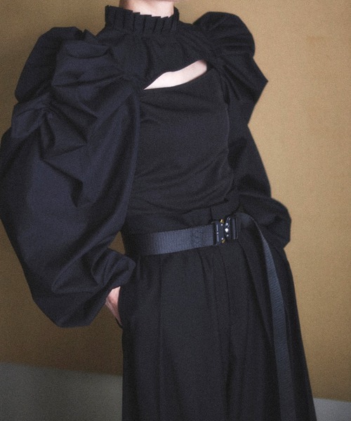 chuclla（チュクラ）の「【サイズ調節可】ワンタッチ マルチミリタリーベルト cha22s004（ベルト・レディース・ブラック・FREE）」の5枚目の写真