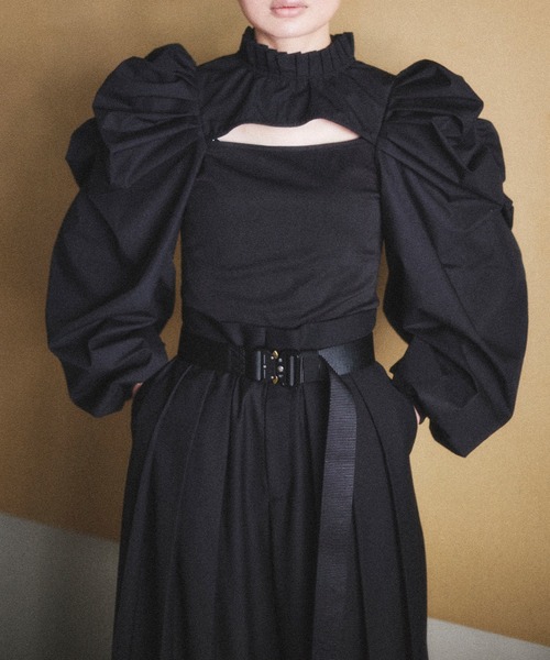 chuclla（チュクラ）の「【サイズ調節可】ワンタッチ マルチミリタリーベルト cha22s004（ベルト・レディース・ブラック・FREE）」の4枚目の写真