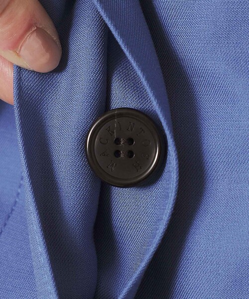 MACKINTOSH LONDON(マッキントッシュ ロンドン)の「【CHRYSTON】コットンチェックダブルフェイスフーデッドコート(その他アウター・レディース・ブラック/ライトブルー・40/38/36)」の9枚目の写真