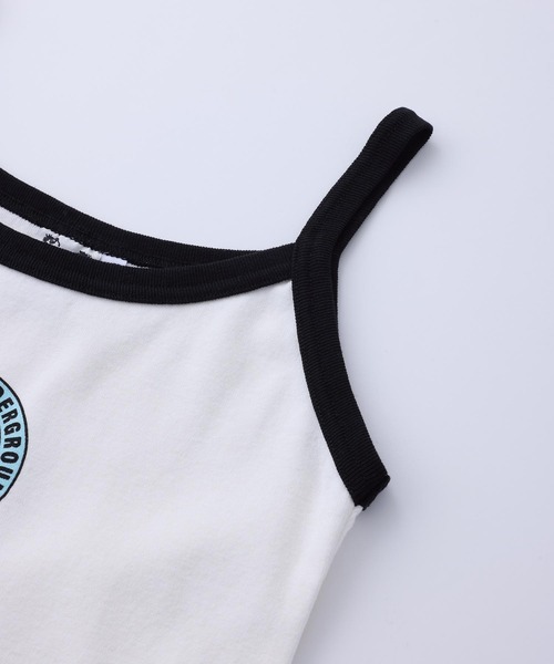 X-girl（エックスガール）の「WORLD LOGO CAMISOLE