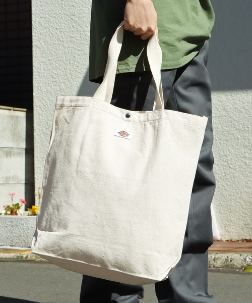 Dickies(ディッキーズ)の「▲Dickies/ディッキーズ DK LOGO TC CANVAS TOTE BAG トートバッグ キャンバス(トートバッグ・メンズ・アイボリー系/アイボリー系1/アイボリー系2・FREE)」の22枚目の写真