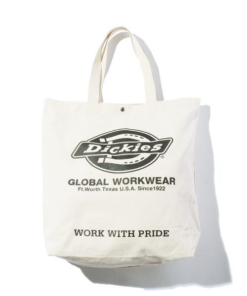 Dickies(ディッキーズ)の「▲Dickies/ディッキーズ DK LOGO TC CANVAS TOTE BAG トートバッグ キャンバス(トートバッグ・メンズ・アイボリー系/アイボリー系1/アイボリー系2・FREE)」の16枚目の写真