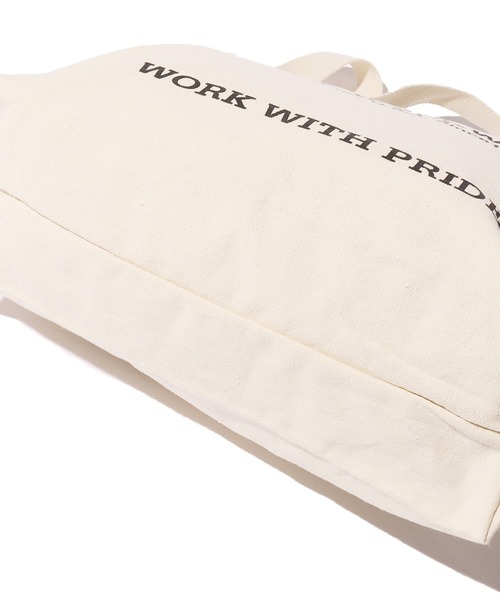 Dickies(ディッキーズ)の「▲Dickies/ディッキーズ DK LOGO TC CANVAS TOTE BAG トートバッグ キャンバス(トートバッグ・メンズ・アイボリー系/アイボリー系1/アイボリー系2・FREE)」の7枚目の写真