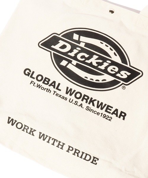 Dickies(ディッキーズ)の「▲Dickies/ディッキーズ DK LOGO TC CANVAS TOTE BAG トートバッグ キャンバス(トートバッグ・メンズ・アイボリー系/アイボリー系1/アイボリー系2・FREE)」の8枚目の写真