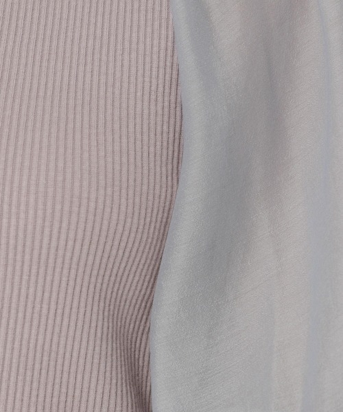 mysty woman（ミスティウーマン）の「シアーバルーン袖プルオーバー 274590（シャツ/ブラウス・レディース・オフホワイト/ブラック/グレイッシュブルー・FREE）」の14枚目の写真