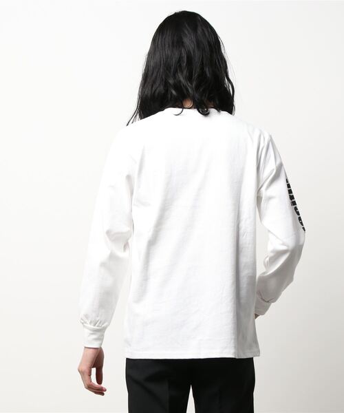 Kare/ME(カーミー)の「Kare/ME(カーミー)別注バスケット ロングスリーブT(Tシャツ/カットソー・メンズ・ホワイト/ブラック/パープル・SMALL/MEDIUM/LARGE)」の4枚目の写真
