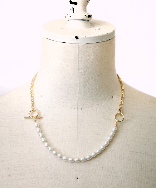 FACTOTUM（ファクトタム）の「【FACTOTUM】2WAYパールネックレス（ネックレス・メンズ・シルバー/ゴールド・FREE）」の3枚目の写真