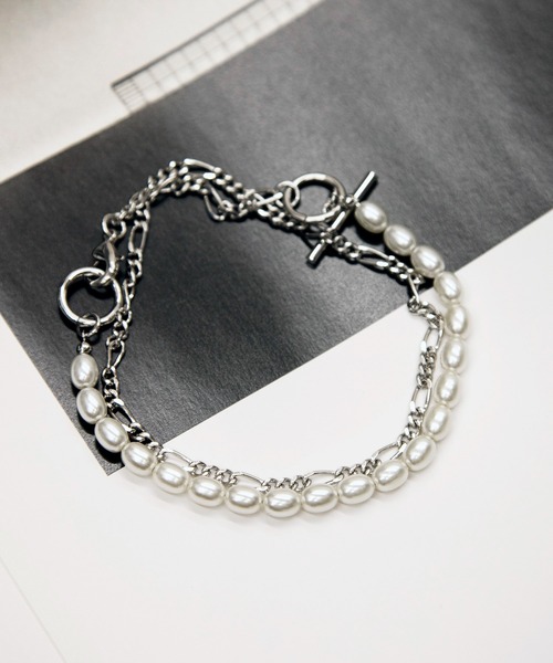 FACTOTUM（ファクトタム）の「【FACTOTUM】2WAYパールネックレス（ネックレス・メンズ・シルバー/ゴールド・FREE）」の5枚目の写真