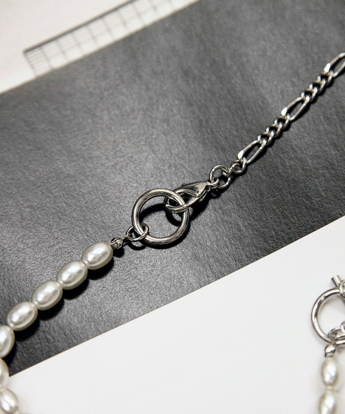 FACTOTUM（ファクトタム）の「【FACTOTUM】2WAYパールネックレス（ネックレス・メンズ・シルバー/ゴールド・FREE）」の7枚目の写真