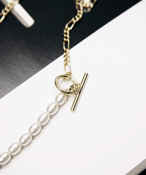 FACTOTUM（ファクトタム）の「【FACTOTUM】2WAYパールネックレス（ネックレス・メンズ・シルバー/ゴールド・FREE）」の12枚目の写真