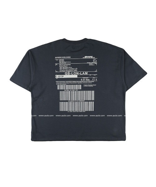 ASCLO（エジュクロ）の「ASCLO Grag Loosefit DHL Short Sleeve T Shirt（Tシャツ/カットソー・メンズ・ホワイト/チャコールグレー/ブラック/イエロー・FREE）」の12枚目の写真
