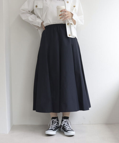 fredy emue（フレディエミュ）の「シャイニータイプライタースカート（スカート・レディース・ピンク/ネイビー・38/36）」の2枚目の写真