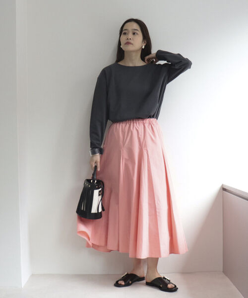 fredy emue（フレディエミュ）の「シャイニータイプライタースカート（スカート・レディース・ピンク/ネイビー・38/36）」の7枚目の写真