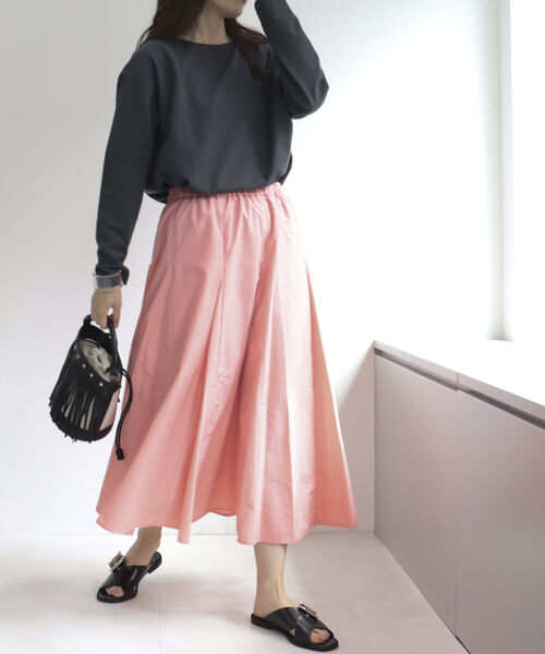 fredy emue（フレディエミュ）の「シャイニータイプライタースカート（スカート・レディース・ピンク/ネイビー・38/36）」の8枚目の写真