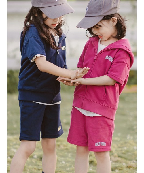 GAP（ギャップ）の「GAP1969ロゴ ショートパンツ (幼児)（その他パンツ・キッズ・ネイビー/パープル/アイボリー/ピンク・18-24M/12-18M/4 YRS/3 YRS/2 YRS/5 YRS）」の7枚目の写真