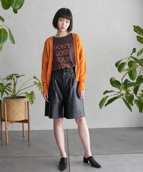 オンリー Only 【 Lesly Open Cardigan Women 】 ファッション レディースファッション トップス カーディガン ボレロ レ eL（エル）の「【eL】14G Linen Open W Cardigan/277721