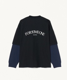 【FORSOMEONE】レイヤード ドッキング ロンT 長袖Tシャツ 48 65573571b_b_01_215.jpg