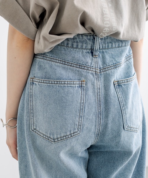 PUAL CE CIN（ピュアルセシン）の「ブリーチデニムパンツ（デニムパンツ・レディース・ブルー系その他・SMALL/MEDIUM）」の13枚目の写真