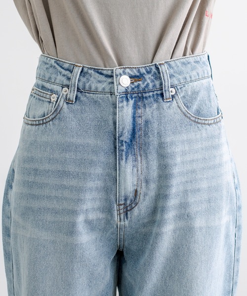 PUAL CE CIN（ピュアルセシン）の「ブリーチデニムパンツ（デニムパンツ・レディース・ブルー系その他・SMALL/MEDIUM）」の11枚目の写真