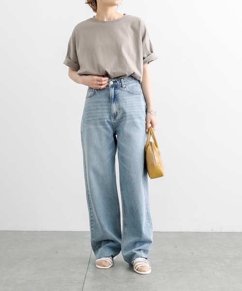 PUAL CE CIN（ピュアルセシン）の「ブリーチデニムパンツ（デニムパンツ・レディース・ブルー系その他・SMALL/MEDIUM）」の5枚目の写真