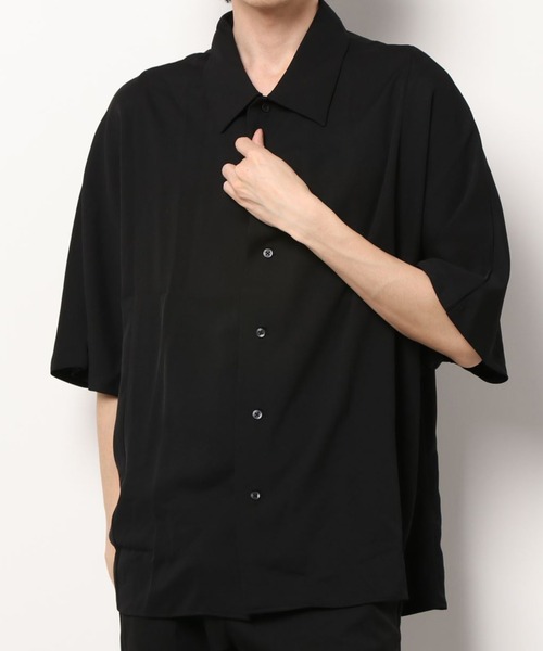 AZIONE(アジオネ)の「AZIONE/アジオネ/ドルマンスリーブs/sシャツ/半袖シャツ(シャツ/ブラウス・メンズ・ホワイト/ブラック/ライトグリーン/グリーン/ブルー・MEDIUM/LARGE)」の9枚目の写真