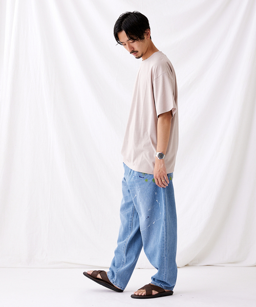 JOURNAL STANDARD(ジャーナルスタンダード)の「デニムトレイル バルーンペイントパンツ(デニムパンツ・メンズ・クリアブルー・SMALL/MEDIUM/LARGE)」の3枚目の写真