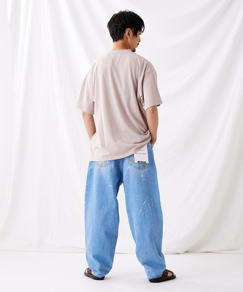 JOURNAL STANDARD(ジャーナルスタンダード)の「デニムトレイル バルーンペイントパンツ(デニムパンツ・メンズ・クリアブルー・SMALL/MEDIUM/LARGE)」の4枚目の写真