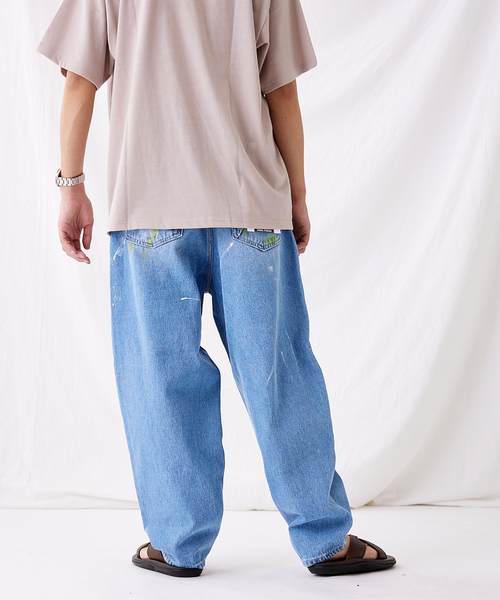 JOURNAL STANDARD(ジャーナルスタンダード)の「デニムトレイル バルーンペイントパンツ(デニムパンツ・メンズ・クリアブルー・SMALL/MEDIUM/LARGE)」の6枚目の写真