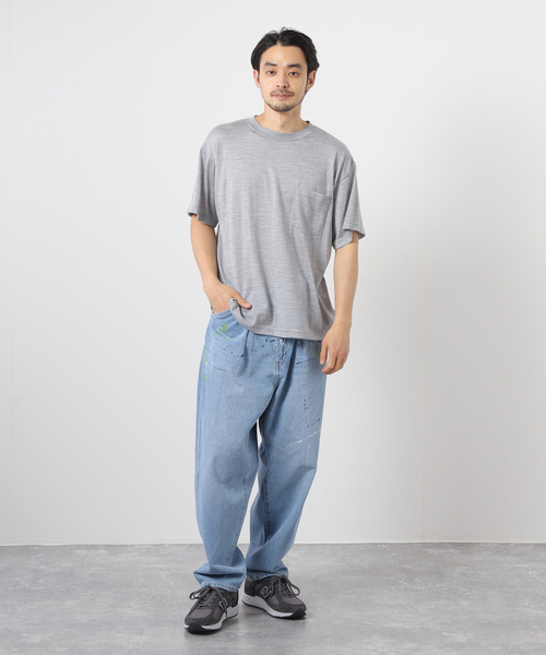 JOURNAL STANDARD(ジャーナルスタンダード)の「デニムトレイル バルーンペイントパンツ(デニムパンツ・メンズ・クリアブルー・SMALL/MEDIUM/LARGE)」の7枚目の写真