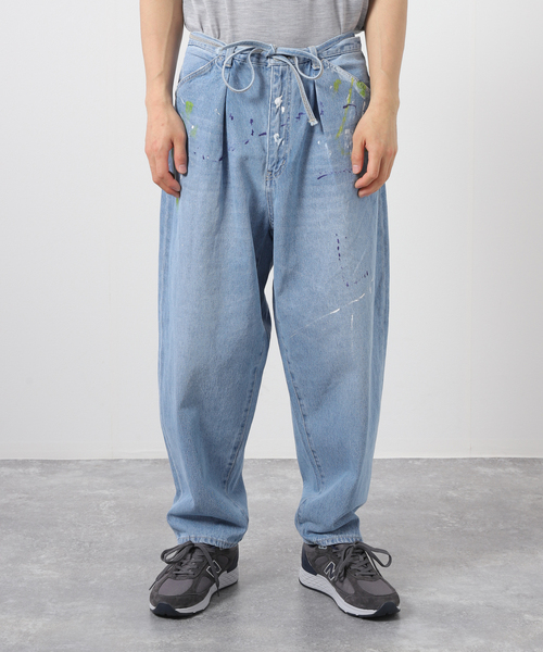JOURNAL STANDARD(ジャーナルスタンダード)の「デニムトレイル バルーンペイントパンツ(デニムパンツ・メンズ・クリアブルー・SMALL/MEDIUM/LARGE)」の8枚目の写真