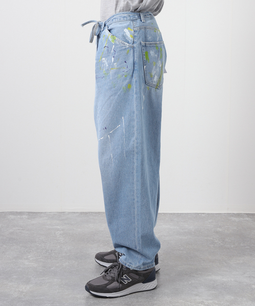 JOURNAL STANDARD(ジャーナルスタンダード)の「デニムトレイル バルーンペイントパンツ(デニムパンツ・メンズ・クリアブルー・SMALL/MEDIUM/LARGE)」の9枚目の写真