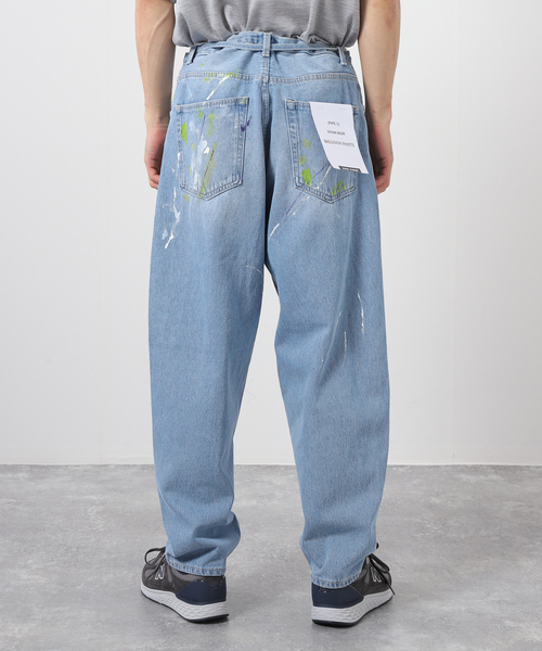 JOURNAL STANDARD(ジャーナルスタンダード)の「デニムトレイル バルーンペイントパンツ(デニムパンツ・メンズ・クリアブルー・SMALL/MEDIUM/LARGE)」の10枚目の写真