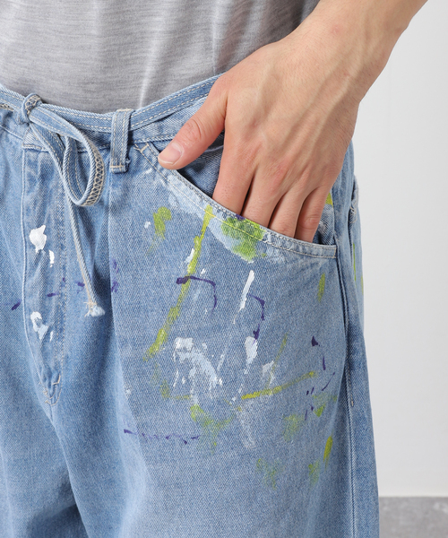 JOURNAL STANDARD(ジャーナルスタンダード)の「デニムトレイル バルーンペイントパンツ(デニムパンツ・メンズ・クリアブルー・SMALL/MEDIUM/LARGE)」の14枚目の写真