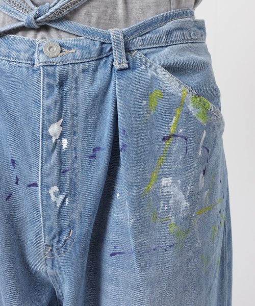 JOURNAL STANDARD(ジャーナルスタンダード)の「デニムトレイル バルーンペイントパンツ(デニムパンツ・メンズ・クリアブルー・SMALL/MEDIUM/LARGE)」の17枚目の写真