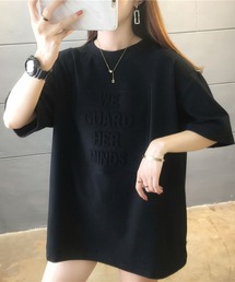 WEGO | WEGO/【WEB限定】エンボスプリントTシャツ(Tシャツ/カットソー)