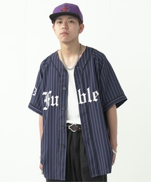 fuv. | fuv - "Fubles" BASE BALL SHIRT ベースボールシャツ made in INTER FACTORY(シャツ/ブラウス)