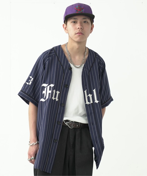 fuv.（ファブ）の「fuv - "Fubles" BASE BALL SHIRT ベースボールシャツ made in INTER FACTORY（シャツ/ブラウス・メンズ・ホワイト/ネイビー/ボルドー・FREE）」の4枚目の写真