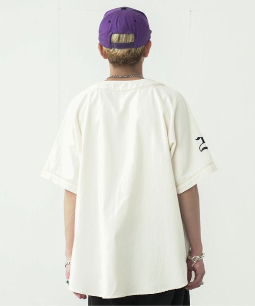fuv.（ファブ）の「fuv - "Fubles" BASE BALL SHIRT ベースボールシャツ made in INTER FACTORY（シャツ/ブラウス・メンズ・ホワイト/ネイビー/ボルドー・FREE）」の11枚目の写真